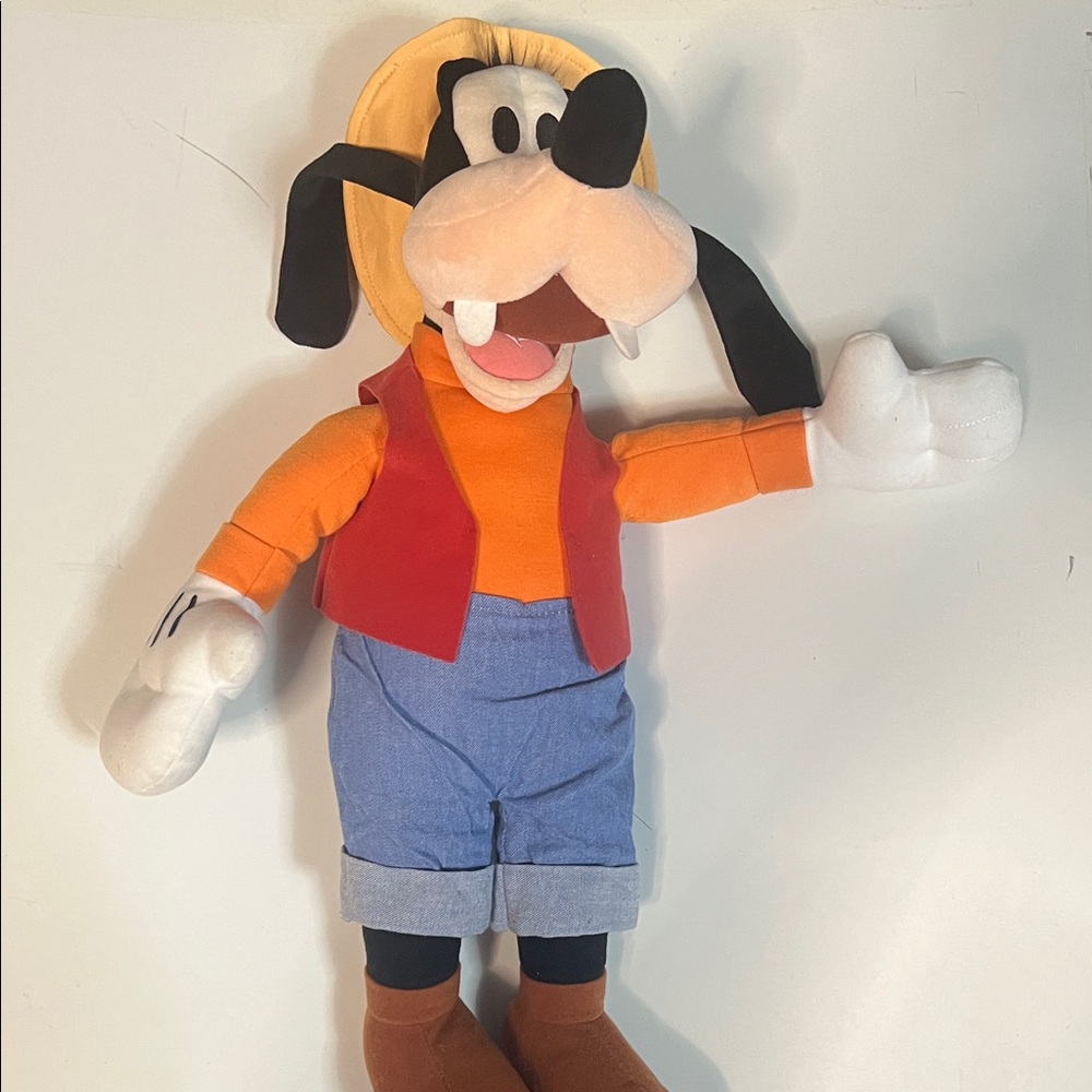 Disney Goofy Plush Toy - Orange, Red, Blue, Black, White, Brown